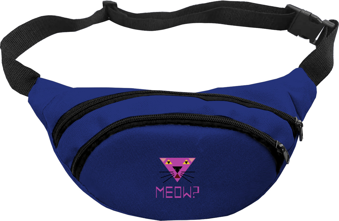 Fanny Pack - Мяу? Кошка, минимализм. - Mfest