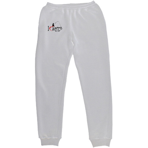 Women's Sweatpants - Люблю рыбалку - Mfest