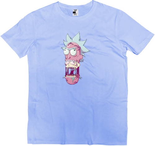 Men’s Premium T-Shirt - Rick and Morty Face - Mfest