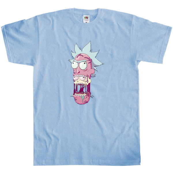 Kids' T-Shirt Fruit of the loom - Rick and Morty Face - Mfest