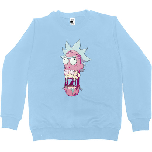 Kids' Premium Sweatshirt - Rick and Morty Face - Mfest