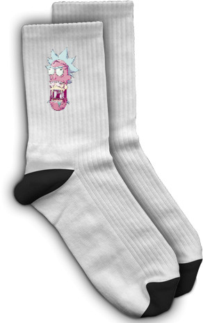 Socks - Rick and Morty Face - Mfest