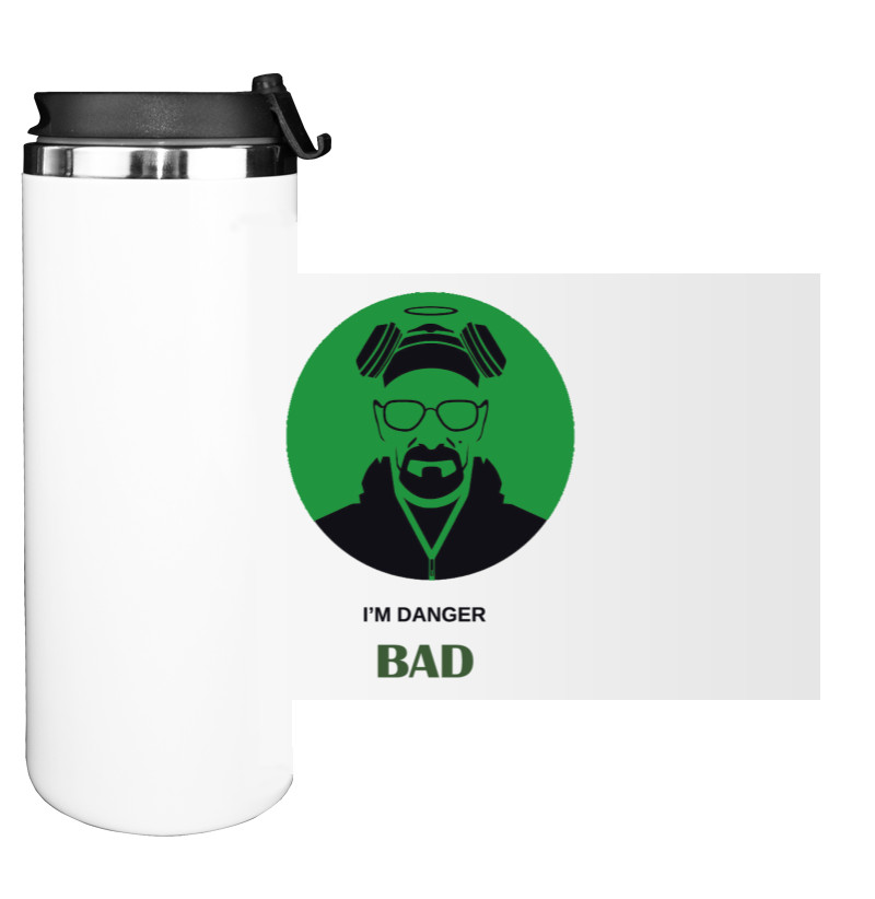 Water Bottle on Tumbler - I'm Danger Bad - Mfest