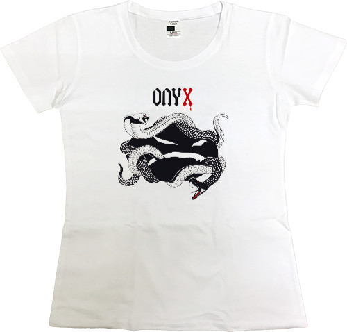 Women's Premium T-Shirt - Onyx Snake - Mfest