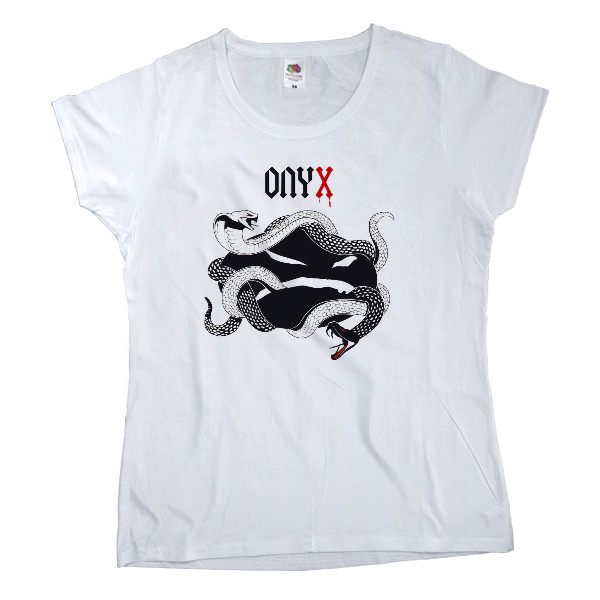 Women's T-shirt Fruit of the loom - Onyx Snake - Mfest