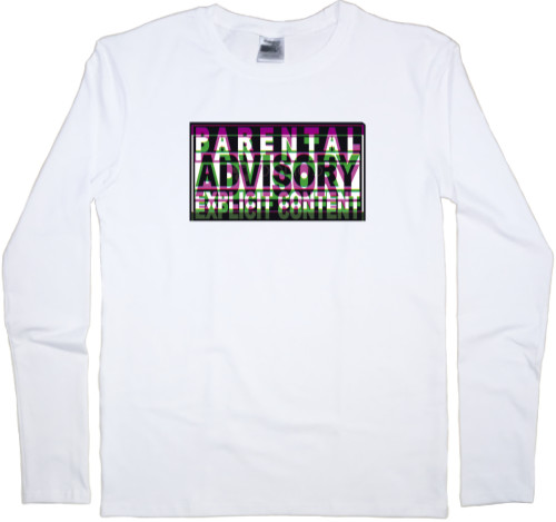 Men's Longsleeve Shirt - Parental Advisory3 - Mfest