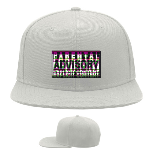 Snapback Baseball Cap - Parental Advisory3 - Mfest