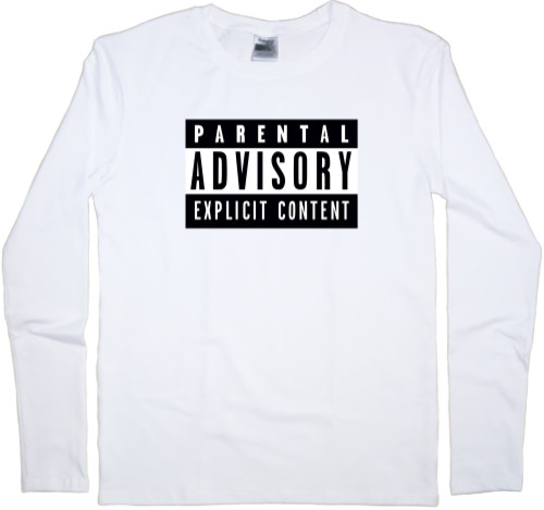 Men's Longsleeve Shirt - Parental Advisory2 - Mfest