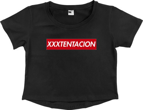 Women's Cropped Premium T-Shirt - XXXTentacion4 - Mfest