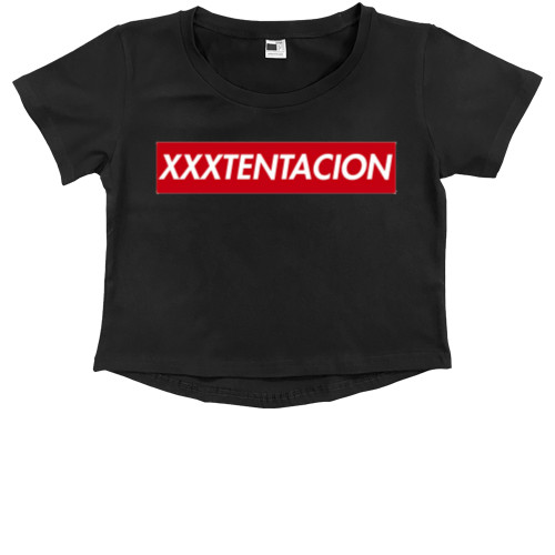 Kids' Premium Cropped T-Shirt - XXXTentacion4 - Mfest