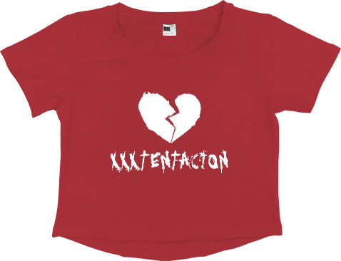 Women's Cropped Premium T-Shirt - XXXTentacion3 - Mfest