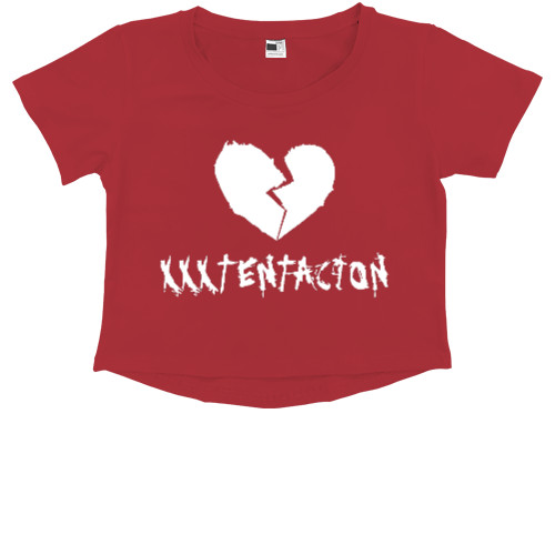 Kids' Premium Cropped T-Shirt - XXXTentacion3 - Mfest