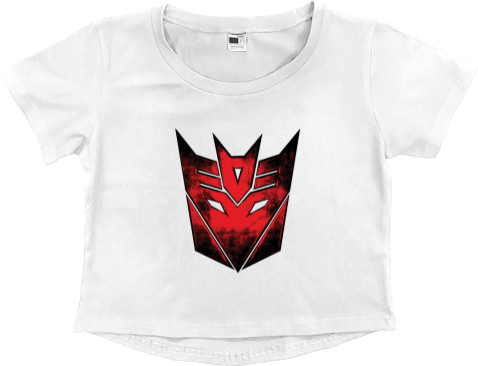 Transformers - Women's Cropped Premium T-Shirt - Трансформеры4 - Mfest