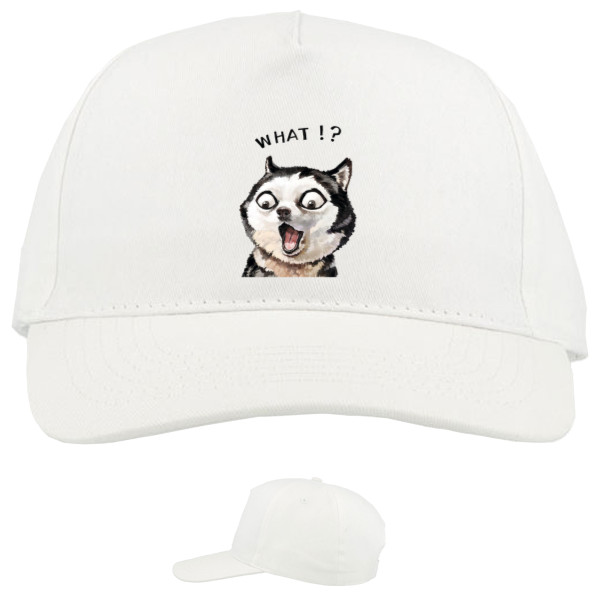 Baseball Caps - 5 panel - Хаски What? - Mfest