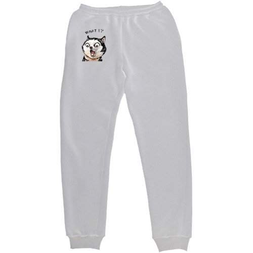 Women's Sweatpants - Хаски What? - Mfest