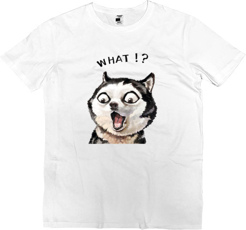 Men’s Premium T-Shirt - Хаски What? - Mfest