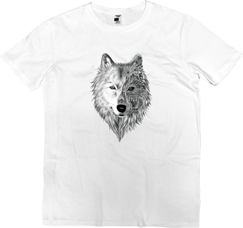 Men’s Premium T-Shirt - Wolf Art - Mfest