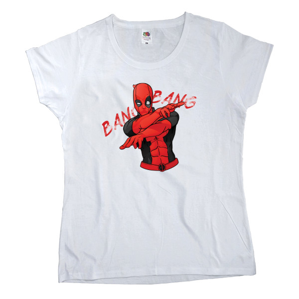 Women's T-shirt Fruit of the loom - Deadpool Bang-Bang - Mfest