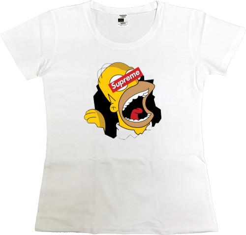 Women's Premium T-Shirt - Homer Supreme - Mfest