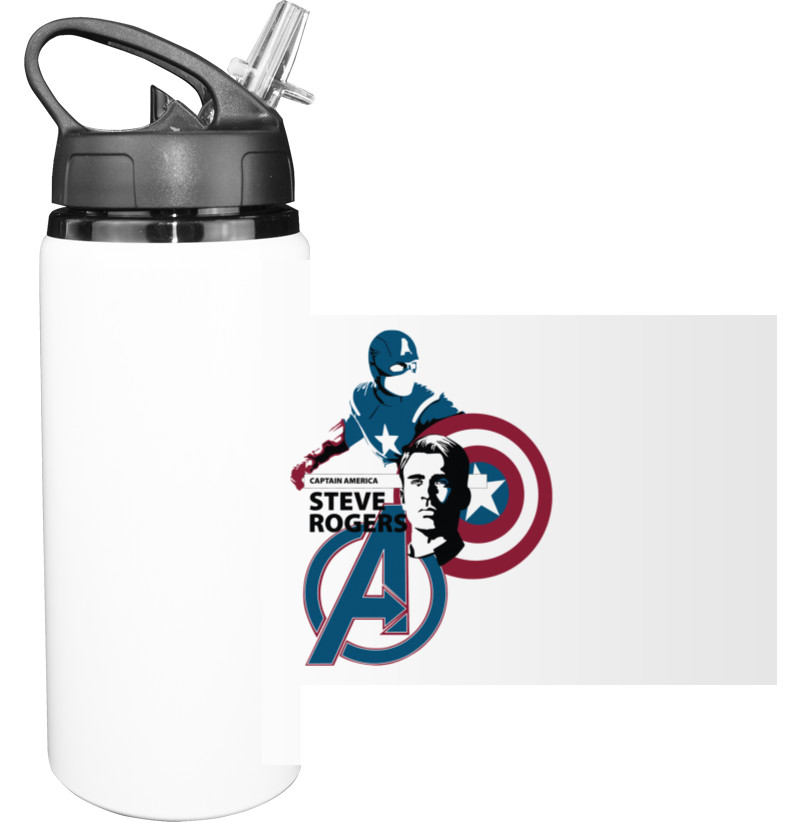 Sport Water Bottle - Captain America - Mfest