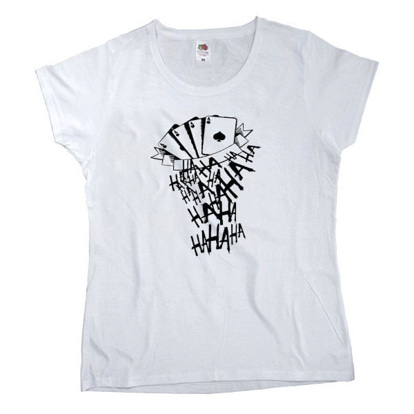 Women's T-shirt Fruit of the loom - Джокер Арт - Mfest