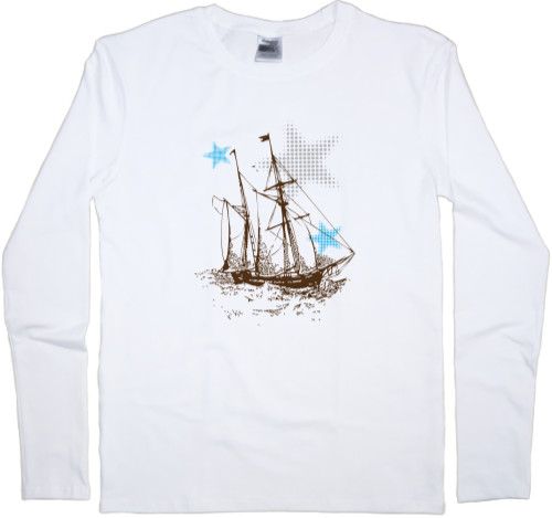 Men's Longsleeve Shirt - Ship Art - Mfest