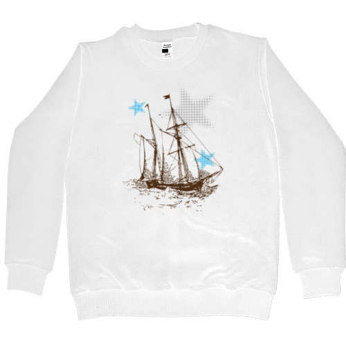 Men’s Premium Sweatshirt - Ship Art - Mfest