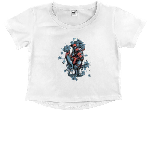 Kids' Premium Cropped T-Shirt - Hipster - Mfest