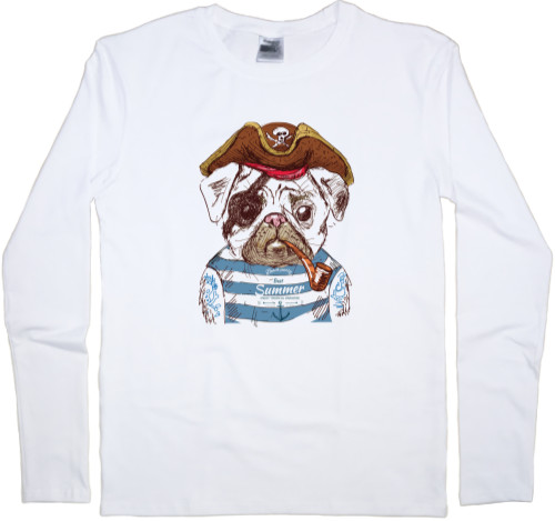 Kids' Longsleeve Shirt - Dog Art - Mfest