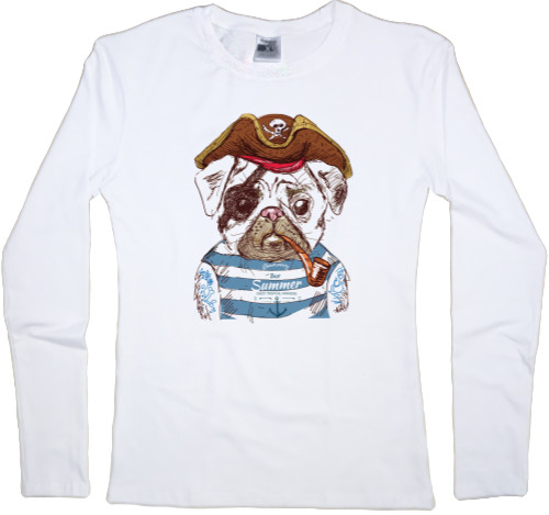 Women's Longsleeve Shirt - Dog Art - Mfest