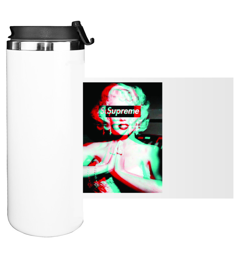 Water Bottle on Tumbler - Supreme Girl - Mfest