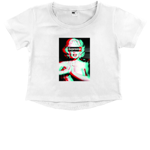 Kids' Premium Cropped T-Shirt - Supreme Girl - Mfest