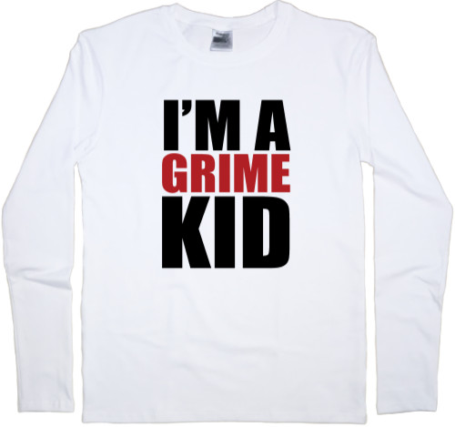 Men's Longsleeve Shirt - Grime Kid - Mfest