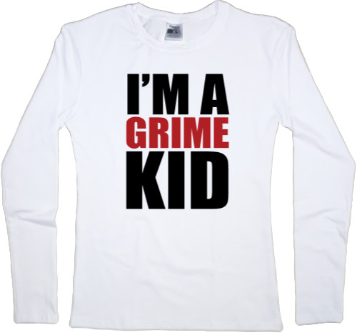 Women's Longsleeve Shirt - Grime Kid - Mfest