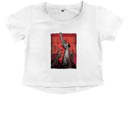 Kids' Premium Cropped T-Shirt - Walking Dead - Mfest