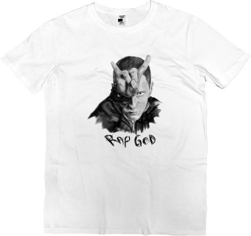 Men’s Premium T-Shirt - Eminem Rap God Art - Mfest