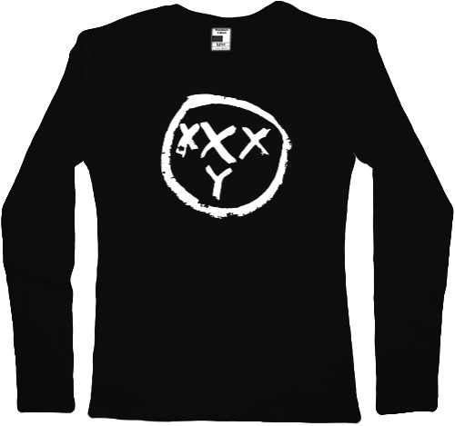 Women's Longsleeve Shirt - Oxxxymiron Logo White - Mfest