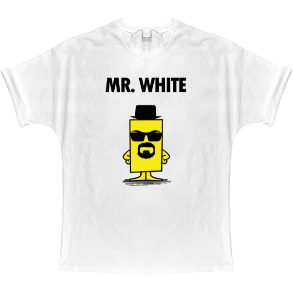 T-shirt Oversize - MR. WHITE - Mfest