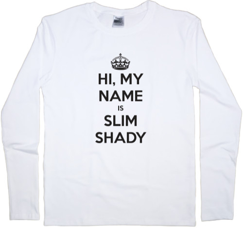 Men's Longsleeve Shirt - My name is Slim Shady - Mfest