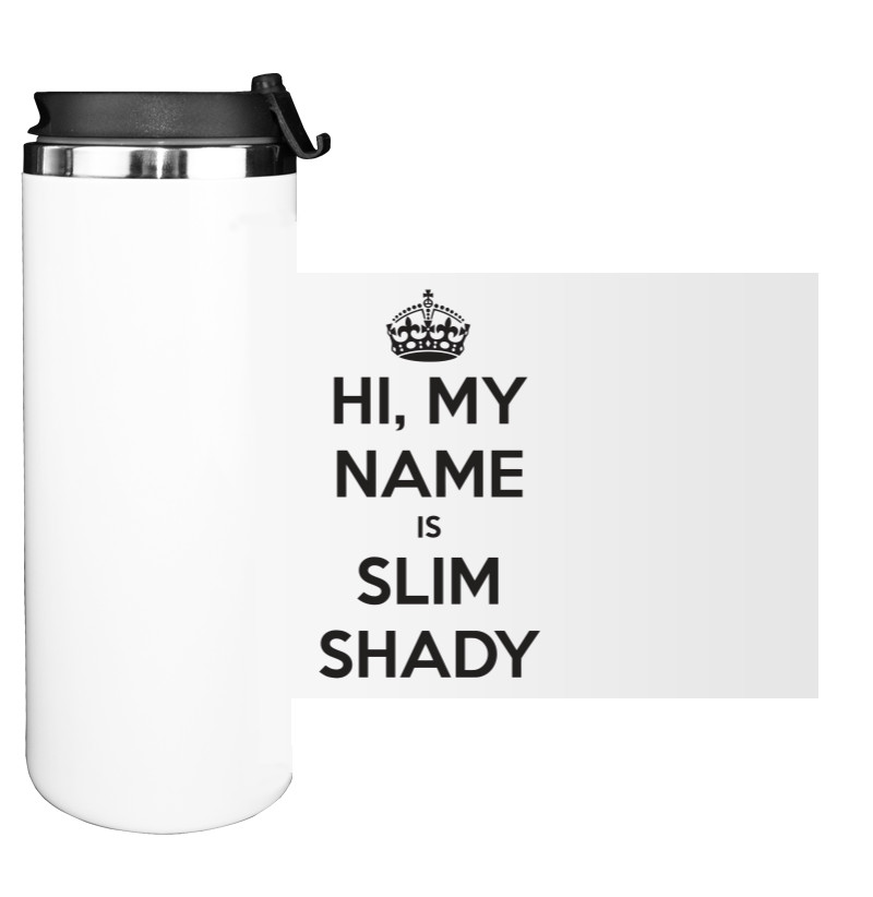 Water Bottle on Tumbler - My name is Slim Shady - Mfest