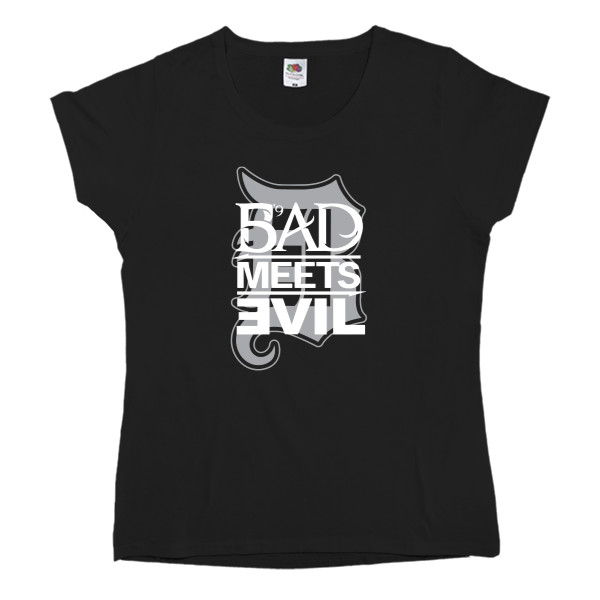 Women's T-shirt Fruit of the loom - Bad Meets Evil - Mfest