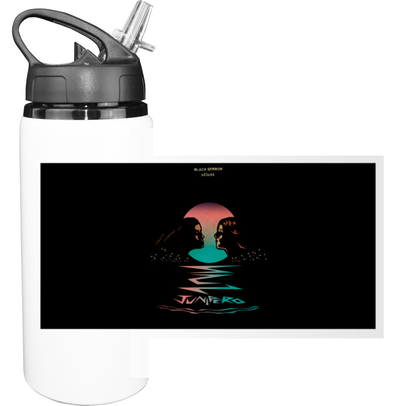 Sport Water Bottle - Black Mirror 10 - Mfest