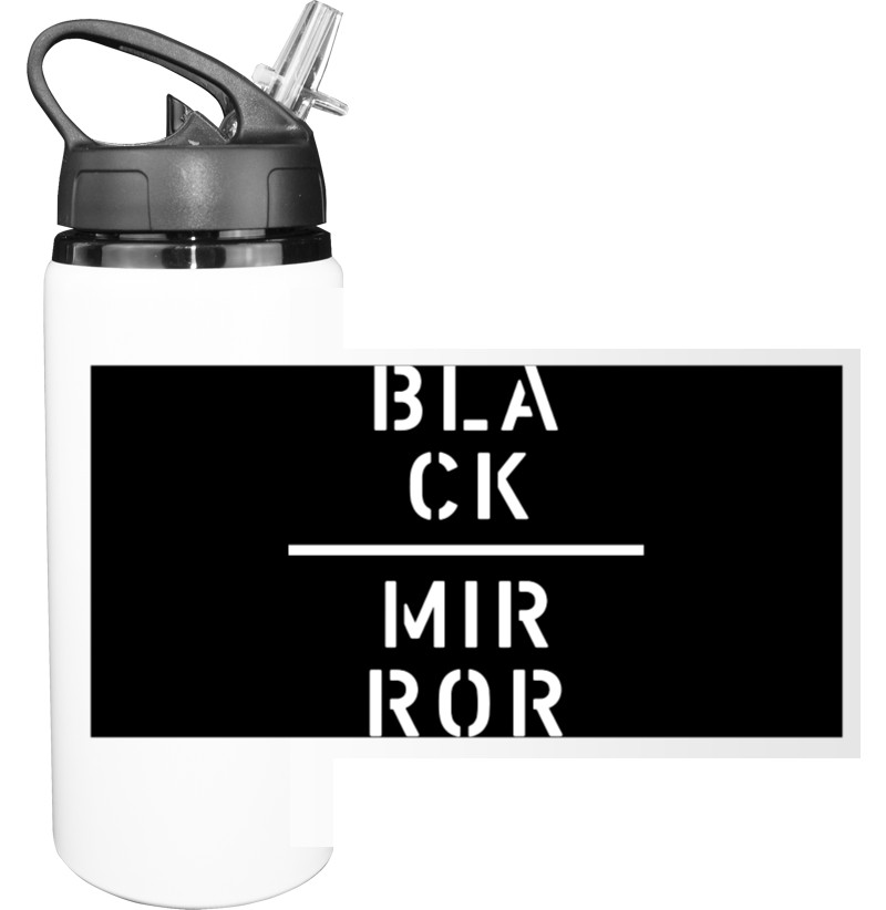 Sport Water Bottle - Black Mirror 7 - Mfest