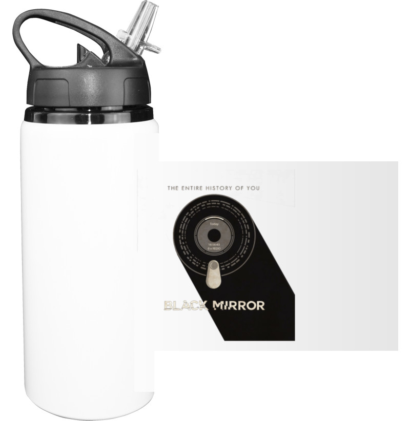 Sport Water Bottle - Black Mirror 3 - Mfest