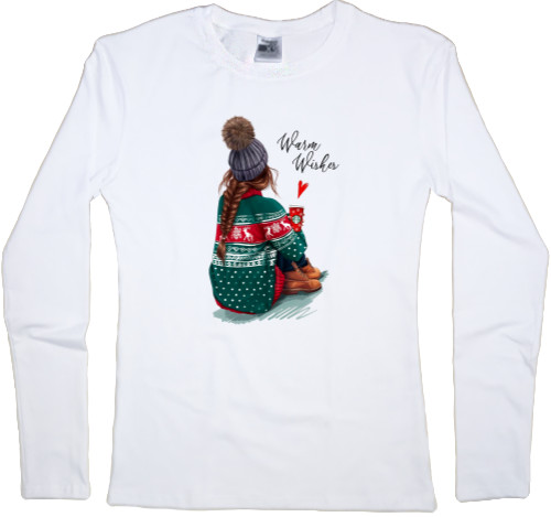 Women's Longsleeve Shirt - Warm wishes - Mfest