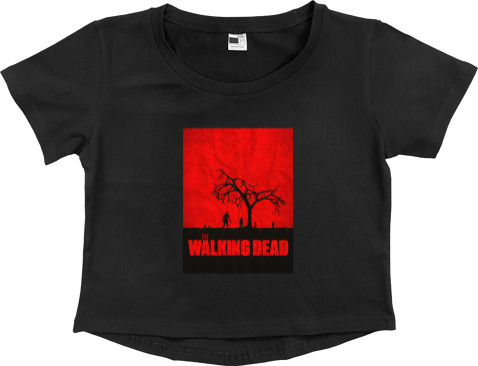 Women's Cropped Premium T-Shirt - The Walking Dead - Mfest