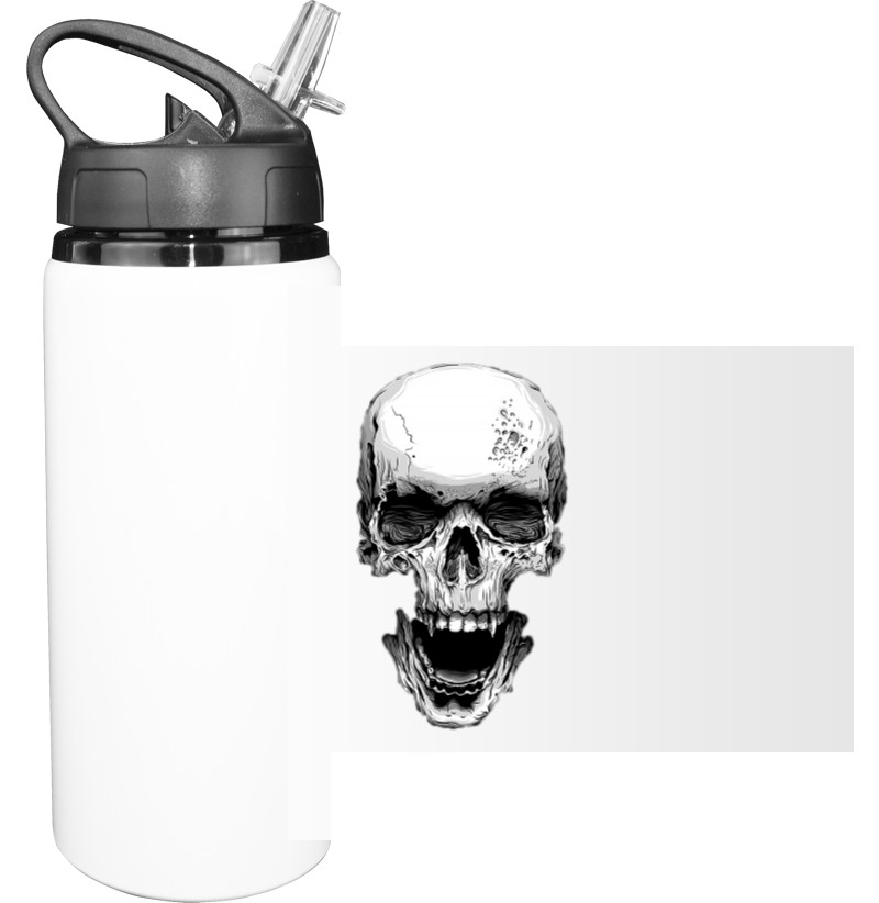 Sport Water Bottle - Skull - Mfest