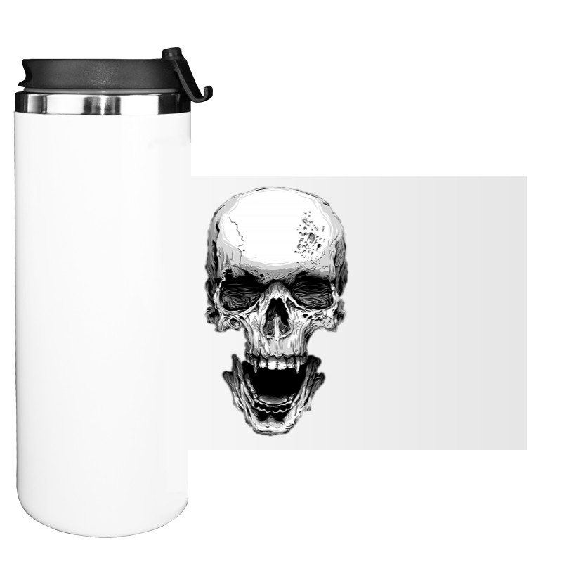 Water Bottle on Tumbler - Skull - Mfest