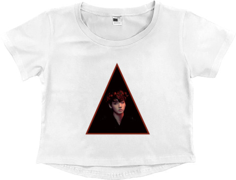 Women's Cropped Premium T-Shirt - BTS JUNGKOOK - Mfest