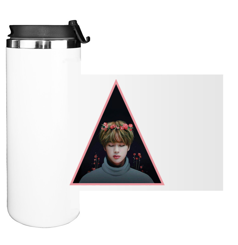 Water Bottle on Tumbler - BTS JIN - Mfest